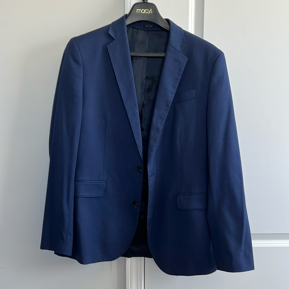 Blue suit